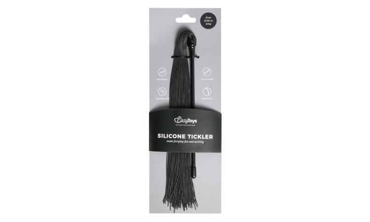 Black Silicone Tickler - Image 2