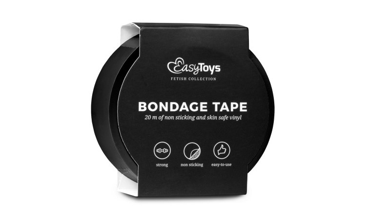 Black Bondage Tape - Image 2