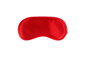 Red Satin Eye Mask
