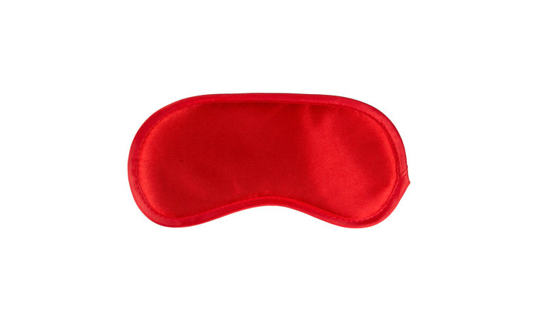 Red Satin Eye Mask - Image 1