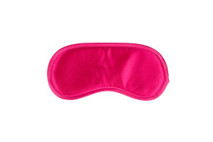 Pink Satin Eye Mask