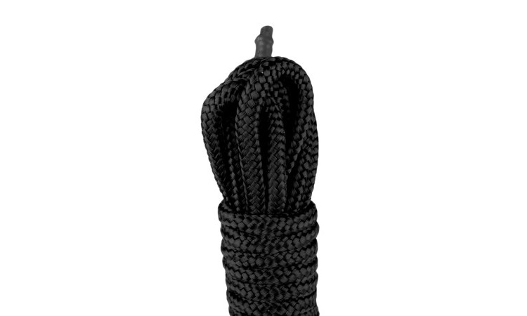 Black Bondage Rope - 10m - Image 3