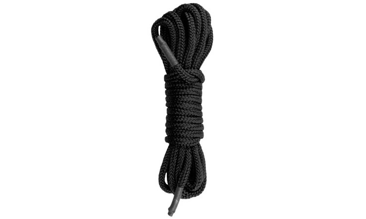 Black Bondage Rope - 10m - Image 1