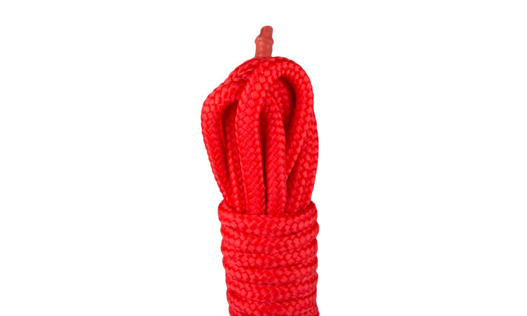 Red Bondage Rope - 10m - Image 3