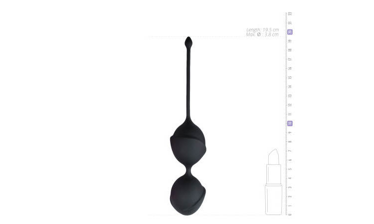 Black Double Vagina Balls - Image 4