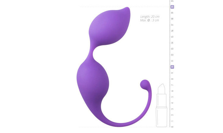 Curved Kegel Balls - Purple - Image 4