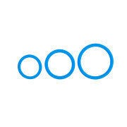 Three Size Cock Ring Set - Blue - Image 1