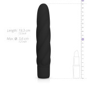 Black Silicone Vibrator - Image 6