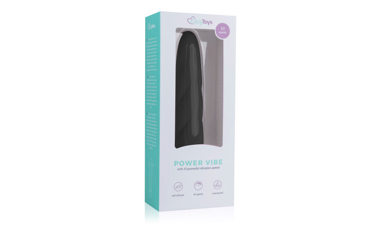 Black Silicone Vibrator - Image 7