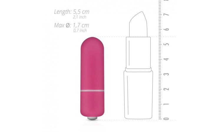 10 Speed Bullet Vibrator - Pink - Image 5