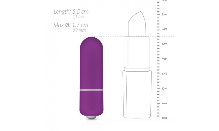 10 Speed Bullet Vibrator - Purple - Image 5