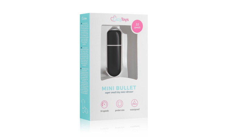10 Speed Bullet Vibrator - Black - Image 6