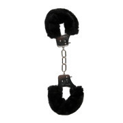 Furry Handcuffs - Black - Image 1