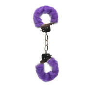 Furry Handcuffs - Purple - Image 1