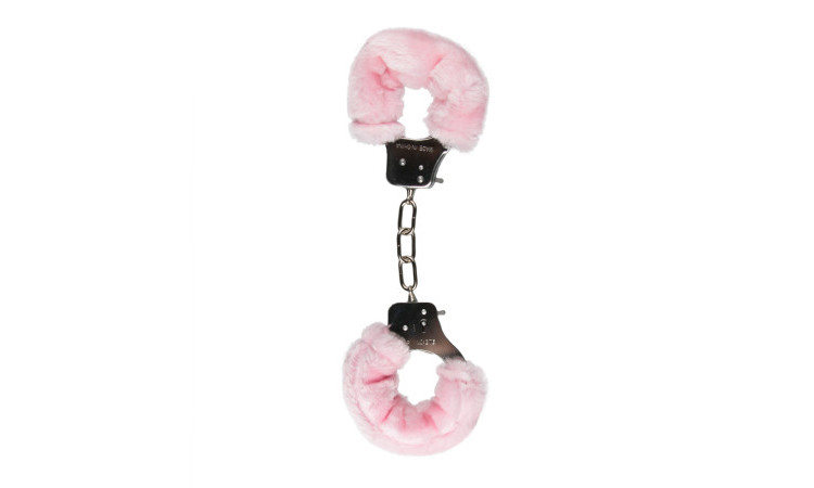 Furry Handcuffs - Pink - Image 1
