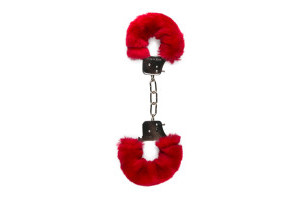 Furry Handcuffs - Red