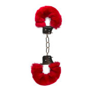 Furry Handcuffs - Red - Image 1