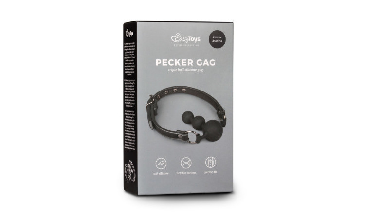 Ball Gag With Silicone Beads - Image 2