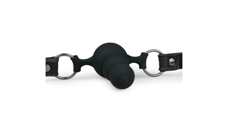 Ball Gag With Silicone Beads - Image 4