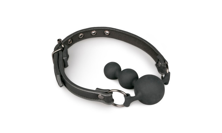 Ball Gag With Silicone Beads - Image 1