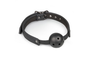 Ball Gag With PVC Ball - Black