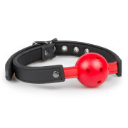 Ball Gag With PVC Ball - Red - Image 4