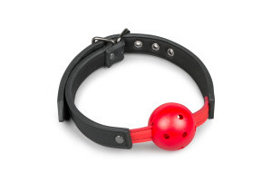Ball Gag With PVC Ball - Red