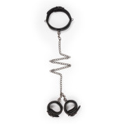 Leather Collar With Handcuffs - Image 4