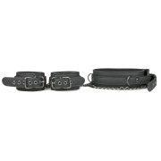 Leather Collar With Handcuffs - Image 5