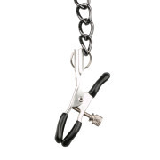 Leather Collar With Nipple Chains - Image 5
