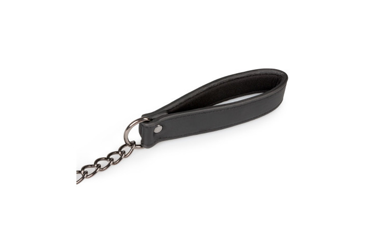 Leather Collar With Nipple Chains - Image 6