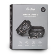 Black Faux Leather Handcuffs - Image 3