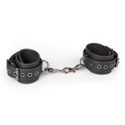Black Faux Leather Handcuffs - Image 4