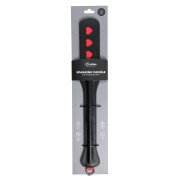 Long Leather Paddle With Heart - Image 2