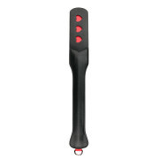Long Leather Paddle With Heart - Image 1