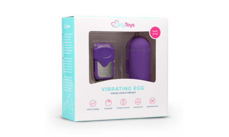 Remote Controllable Vibrating Egg - Purple - Image 2