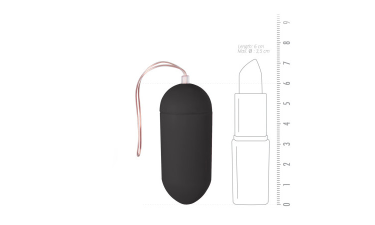 Easytoys Vibration Egg - Black - Image 4