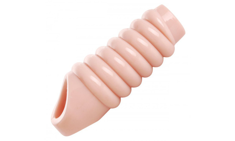 Really Ample Ribbed Penis Enhancer Sheath - Image 2