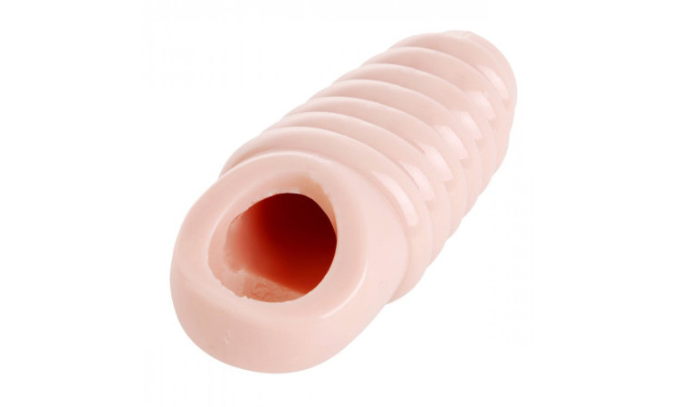 Really Ample Ribbed Penis Enhancer Sheath - Image 3