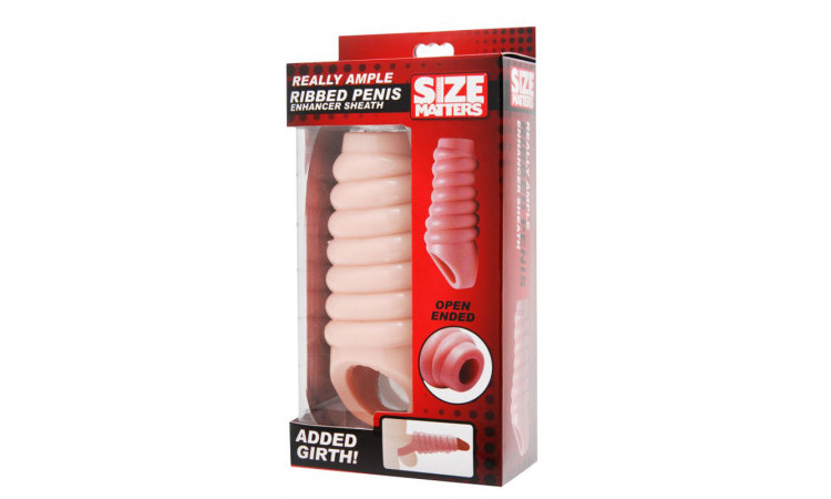 Really Ample Ribbed Penis Enhancer Sheath - Image 4
