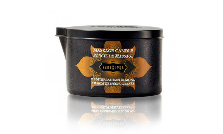 Kamasutra Mediterranean Almond Massage Candle - Image 1