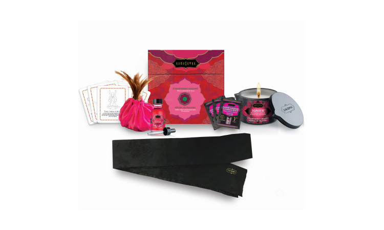 Kamasutra Treasure Trove Strawberry Massage Set - Image 1