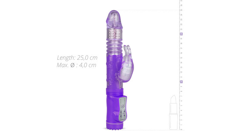 EasyToys Rabbit Vibrator - Purple - Image 6