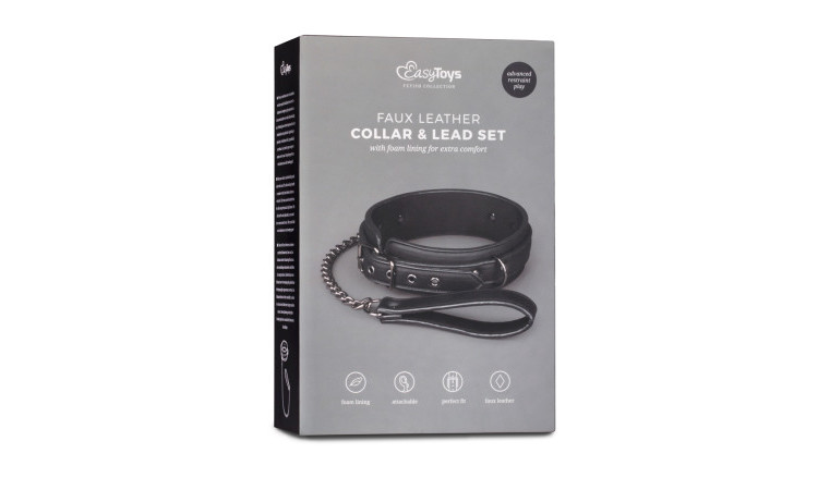 Fetish collar with leash - Image 2