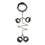 Fetish set with collar, ankle- and wrist cuffs - Image 4