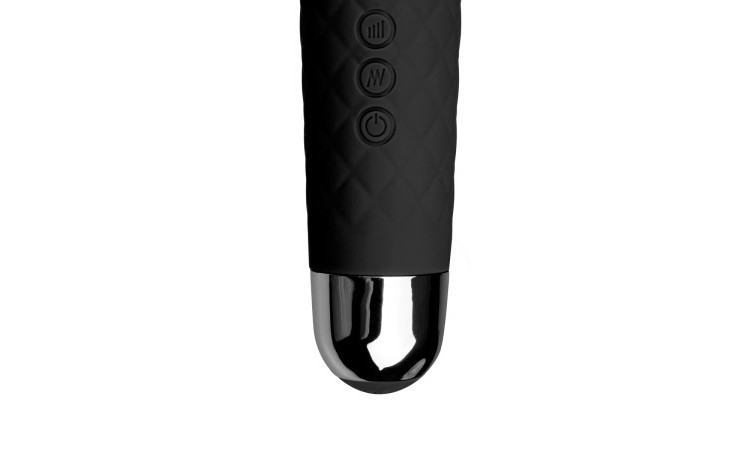 EasyToys Mini Wand Vibrator - Black - Image 5