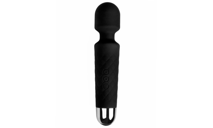 EasyToys Mini Wand Vibrator - Black - Image 1