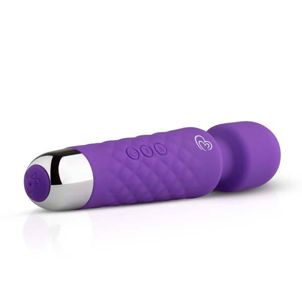EasyToys Mini Wand Vibrator - Purple - Image 3