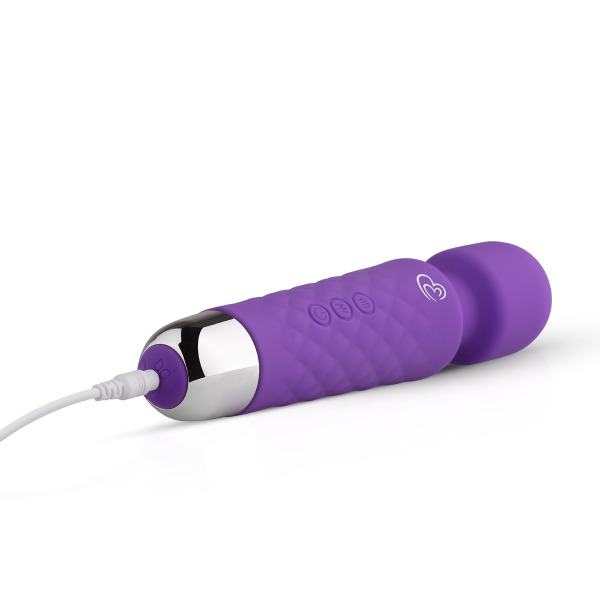 EasyToys Mini Wand Vibrator - Purple - Image 4