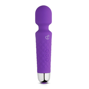 EasyToys Mini Wand Vibrator - Purple - Image 2
